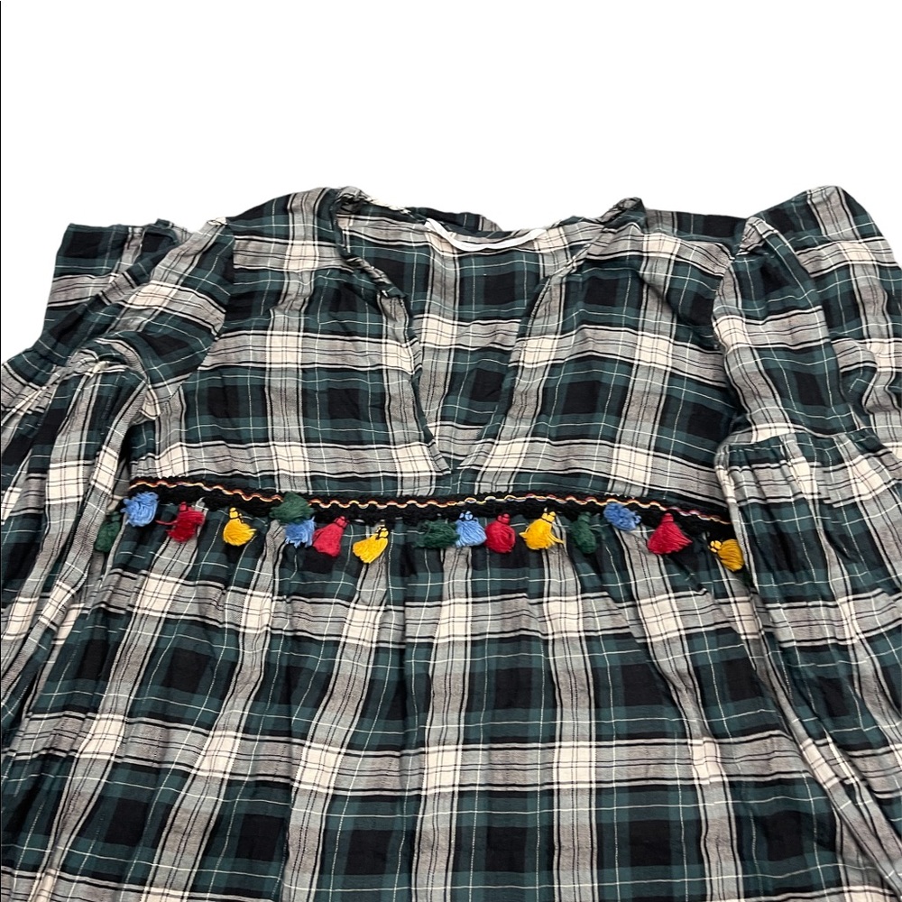 Zara Trafaluc plaid dress size medium - Picture 3 of 6